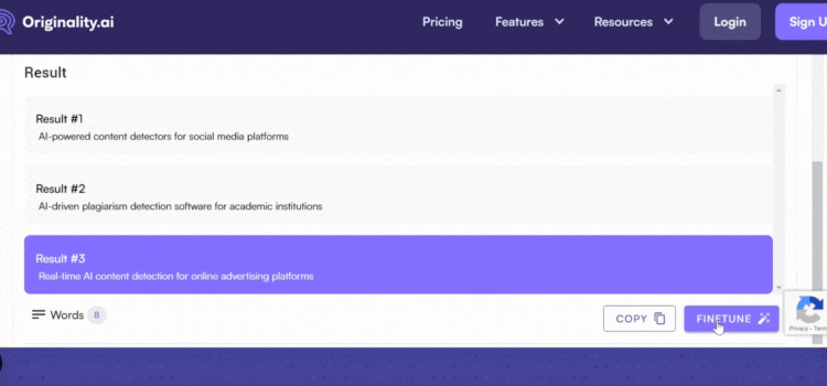 Finetune Your Results