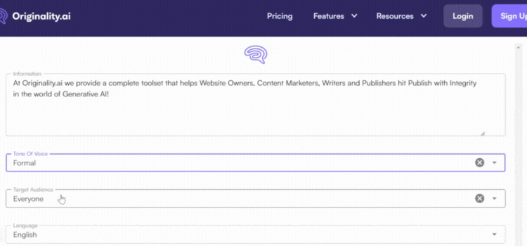 Select Your Target Audience