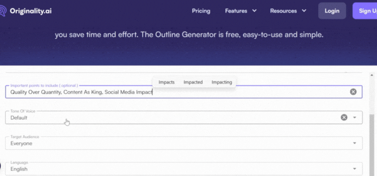 Choose Your Desired Tone