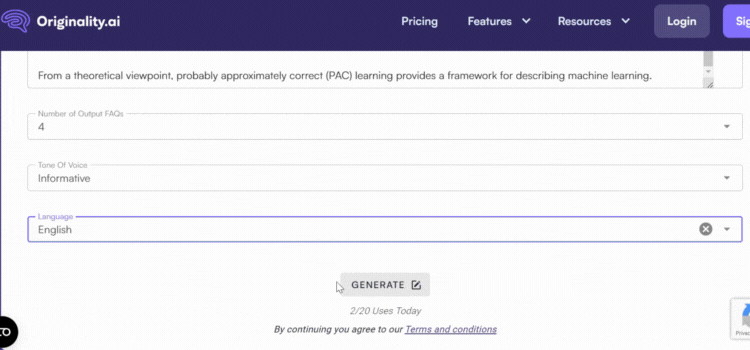 Generate and Copy Your FAQs
