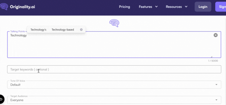 Include Target Keywords