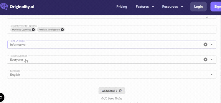 Select Your Target Audience