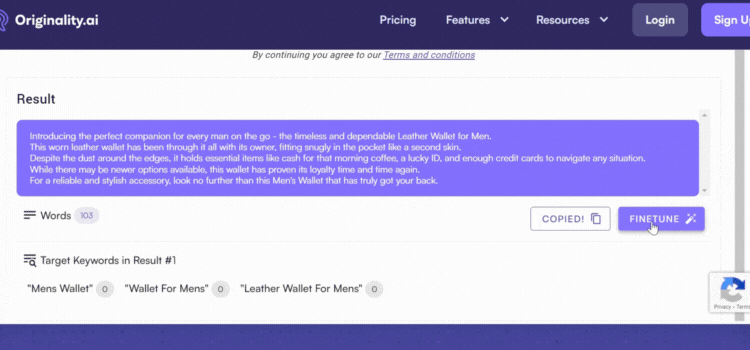 Finetune Your Result