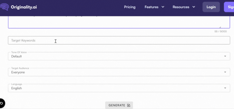 Select Target Keywords
