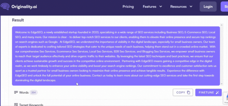 Finetune Your Result