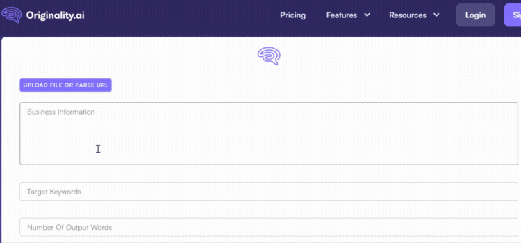 Input Your Business Information