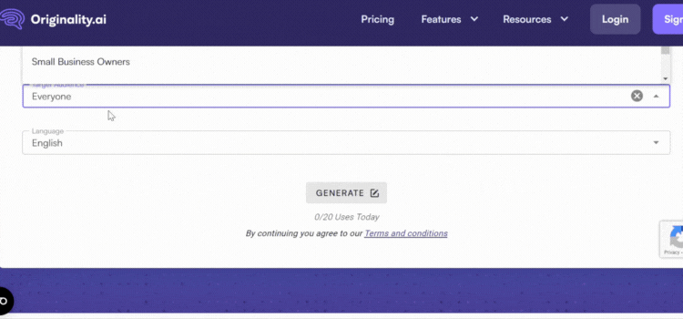 Choose a Target Audience