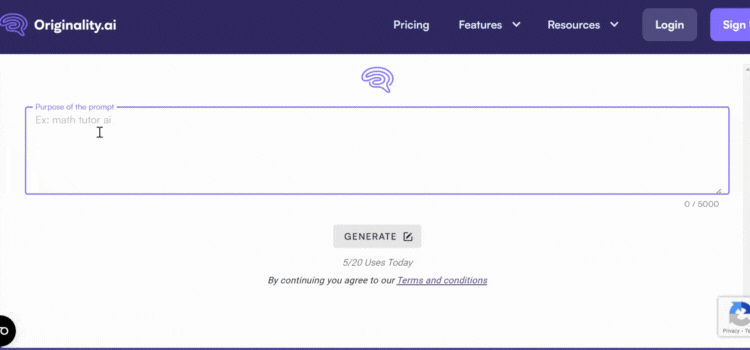 Purpose Of Your Prompt